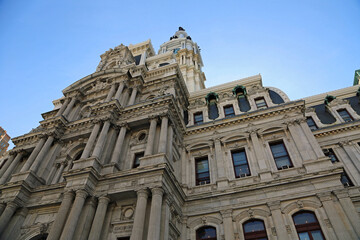 Fototapeta na wymiar View at City Hall - Philadelphia