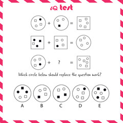 Practice Questions Worksheet for Education and IQ Test. Intelligence questions, Find next - puzzle questions