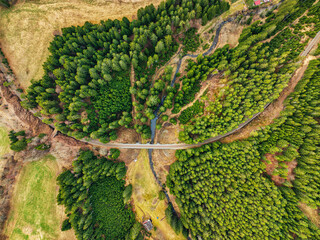 Monastery Viaduct to the southwest of Vimperk, near the settlement of Klášterec in the Czech...
