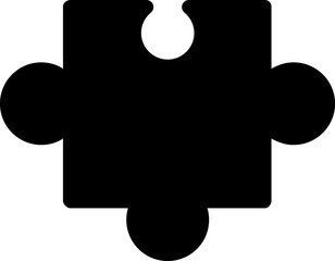 Puzzle, jigsaw line icon
