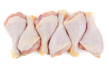 Chicken legs isolated