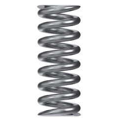 3d rendering illustration of an helical compression spring