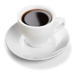 Obraz na płótnie Canvas Coffee cup espresso caffeine isolated coffee cup drink