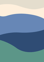 illustration of a wave