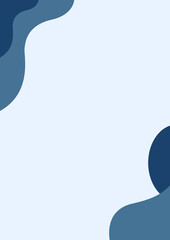 blue background with a child