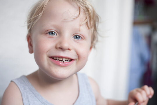 Portrait Of Smiling Little Boy