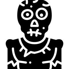 zombie solid icon