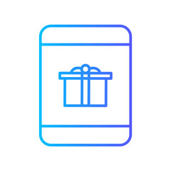 gift gradient icon