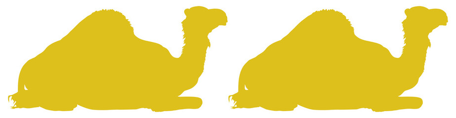 Camel Silhouette for Logo, Pictogram, Website, Apps, Art Illustration or Graphic Design Element. Format PNG

