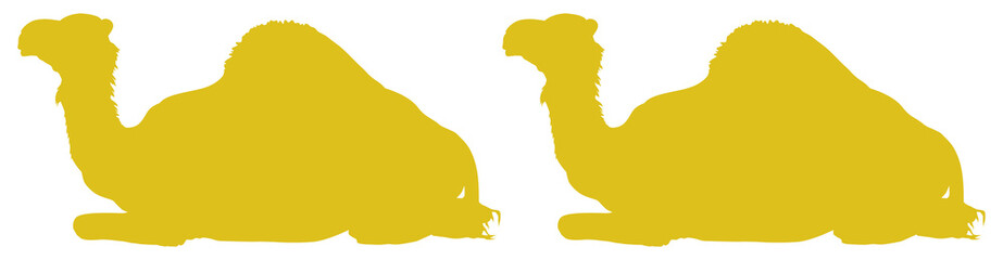 Camel Silhouette for Logo, Pictogram, Website, Apps, Art Illustration or Graphic Design Element. Format PNG
