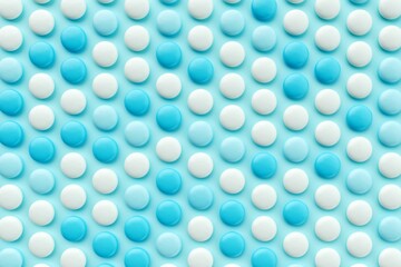 3d rendering of a seamless pattern of Chocolate candy coated in blue and white