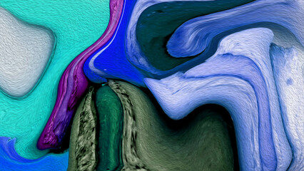 blue painted background abstract colorful liquid marble fluid texture concrete paint cement wallpaper