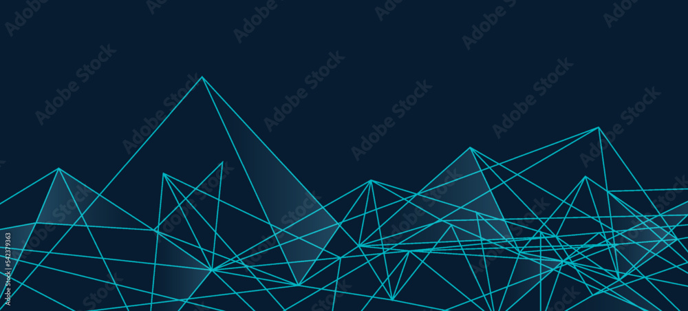 Poster connection background. network concept with dots and lines. vector illustration