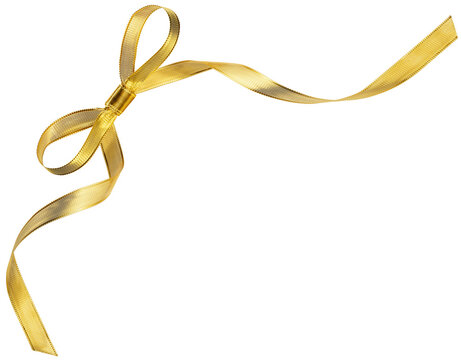 gold ribbon bow