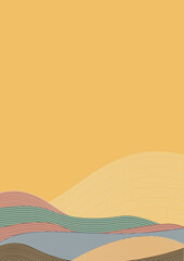 abstract background with waves