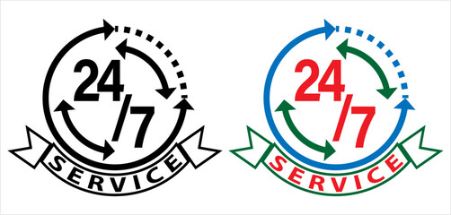 Service 24 7 Icon Y_2210001