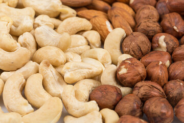 Obraz premium Various kinds of nuts
