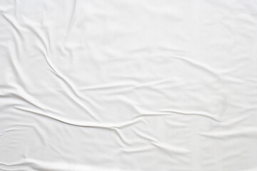 Obraz premium white crumpled and creased paper poster texture background