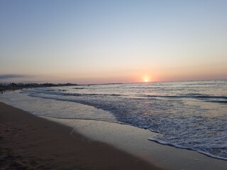 Sunset and beautiful sky