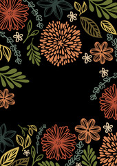 Fototapeta premium seamless floral background
