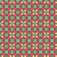 Decorative tartan plaid tiles pattern illustration