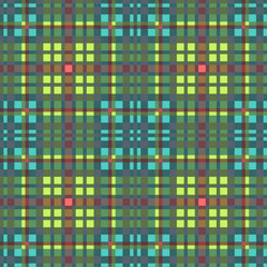 Decorative tartan plaid tiles pattern illustration