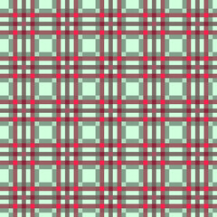 Decorative tartan plaid tiles pattern illustration