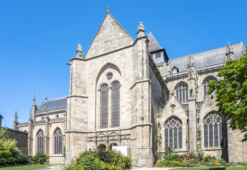 Fototapeta na wymiar St Sauveur Cathedral, Dinan, France