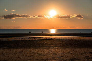 Sunset in the North Sea