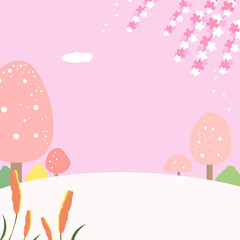 background with flowers