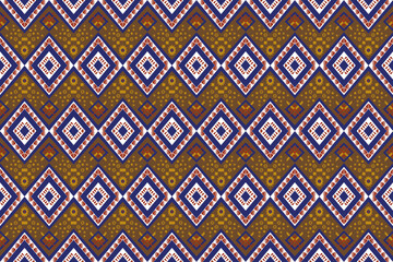 ethnic abstract art tribal seamless pattern Folk Embroidery, ikat Patterns, Aztec Geometric Art Ornament Prints, Carpet Designs, Wallpaper, Clothing, Wraps, Fabrics, Covers, Textiles , background imag