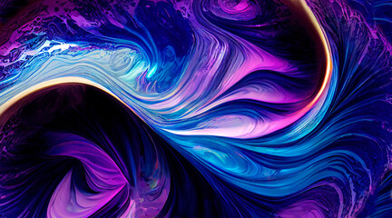 abstracte fractal achtergrond met golven