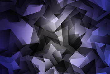 Fototapeta premium Light Purple vector abstract polygonal pattern.