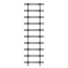 3d rendering illustration of a railway track