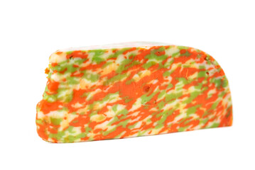 the tricolore mixed cheese - colorful cheese
