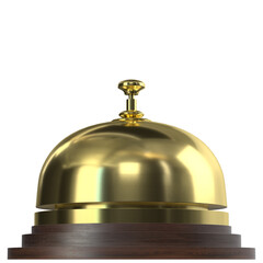 3d rendering illustration of a reception bell