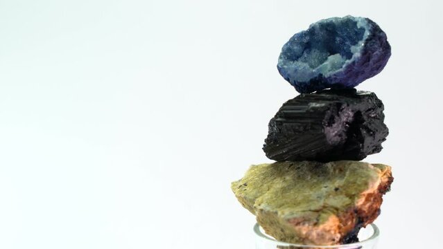 Quartz with glittering crystals is a gemstone and a jewelry stone