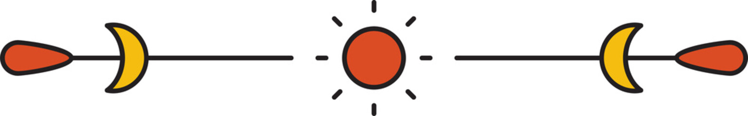 text divider and separator illustration