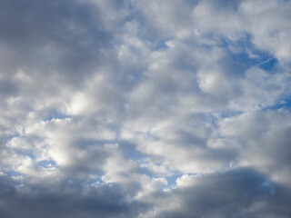 The Hague, Netherlands: Clouds in the sky during the morning.