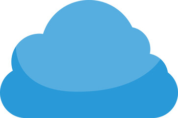 blue cloud scape illustration