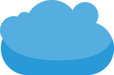 blue cloud scape illustration