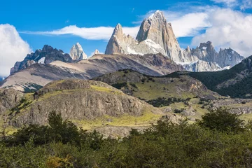Foto auf Leinwand Mount Fitz Roy at Los Glaciares National Park in Argentina © Fyle