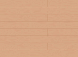 Obraz premium Wooden parquet flat color vector background template. Empty floor made of boards. Place for items arrangement. Advertisement. Fully editable 2D illustration with copy space for text