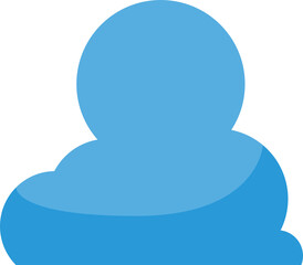 blue cloudscape illustration