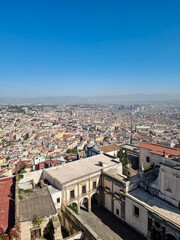 Naklejka premium vista della città di napoli