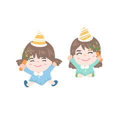 New year party people, celebrating and happy Christmas