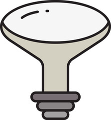electric light bulb icon