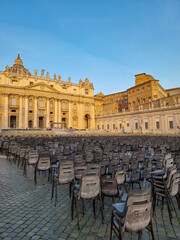 Naklejka premium scorcio di roma vaticano