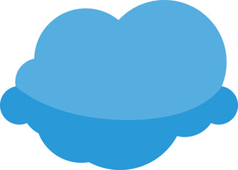 blue cloud illustration