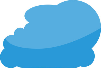 blue cloud illustration